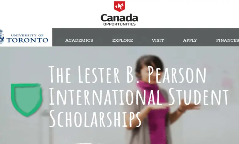 Lester B Pearson International Scholarship 2024 - Canada